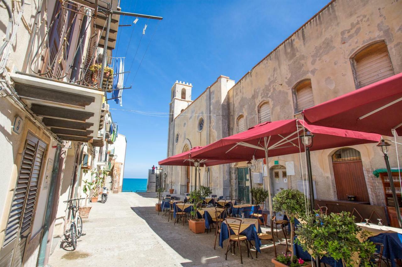 Casa Cielo Blu Apartment Cefalu Bagian luar foto